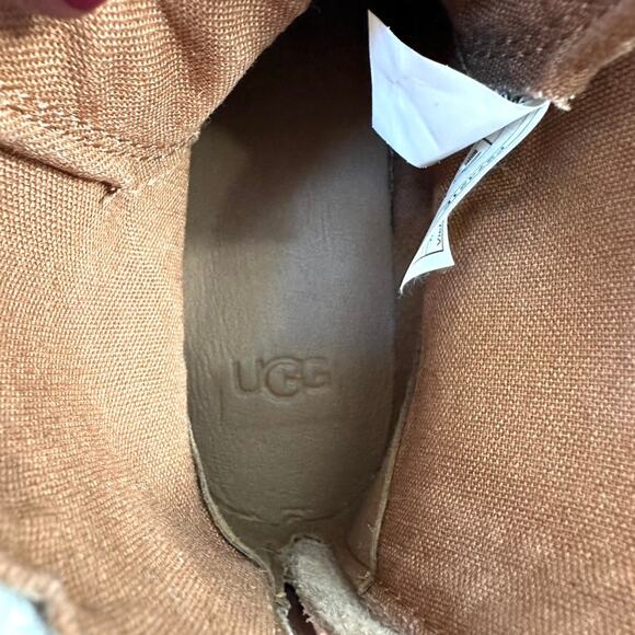 UGG High-Top Sneakers in Chestnut Suede, Size 7 - Excellent Condition - Picture 8 of 12